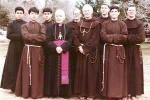 Abp. Thuc in Rochester, 1982, Fr. Miller 3rd from right.